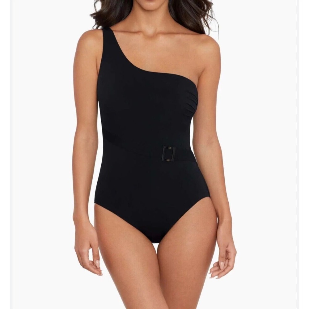 Amoressa Miraclesuit Triomphe Meridian One Piece Swimsuit Womens 14 Black Resort
